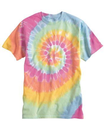 Dyenomite 200MS - Multi-Color Spiral Short Sleeve T-Shirt
