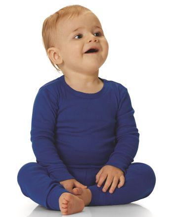 Rabbit Skins 101Z - Infant Long Sleeve Baby Rib Pajama Top