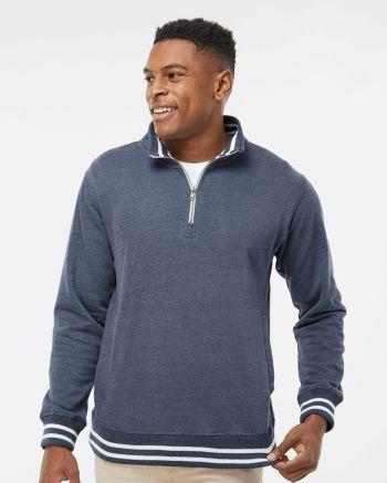 J. America 8650 - Relay Fleece Quarter-Zip Sweatshirt