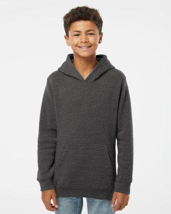 J. America 8880 - Youth Triblend Fleece Hooded Sweatshirt
