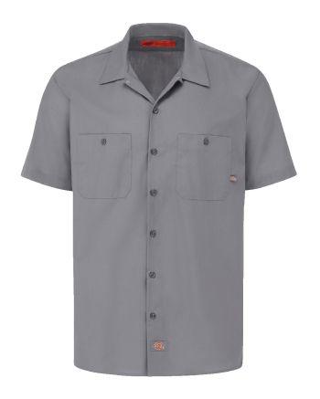 Dickies S535L - Industrial Short Sleeve Work Shirt - Long Sizes