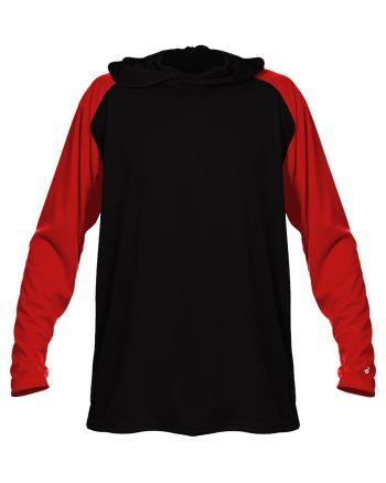 Badger 4235 - Breakout Hooded Long Sleeve T-Shirt