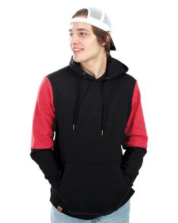 Holloway 222681 - Youth Ivy League Team Fleece Colorblocked Hooded Sweatshirt