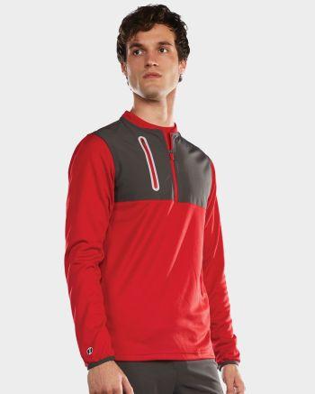 Holloway 229696 - Youth Weld Hybrid Quarter-Zip Pullover