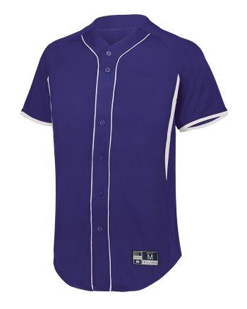 Holloway 221225 - Youth Game7 Full-Button Baseball Jersey