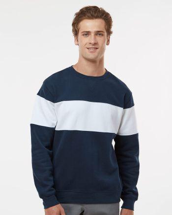 J. America 8646 - Varsity Fleece Crewneck Sweatshirt