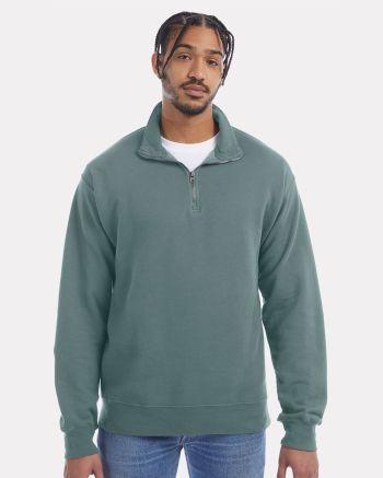 ComfortWash by Hanes GDH425 - Garment-Dyed Quarter-Zip Sweatshirt
