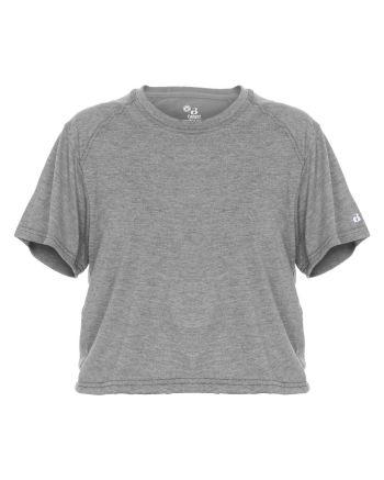 Badger 4963 - Women's Tri-Blend Crop T-Shirt
