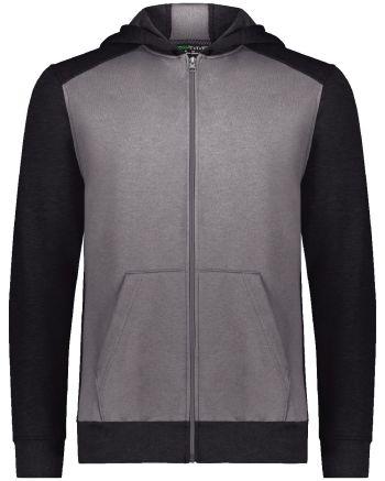 Augusta Sportswear 6900 - Youth Eco Revive™ Three-Season Triblend Fleece Full-Zip Hooded Sweatshirt