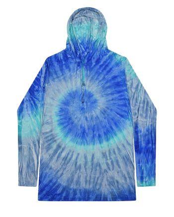 Colortone 2777 - Tie-Dyed Hooded Long Sleeve T-Shirt