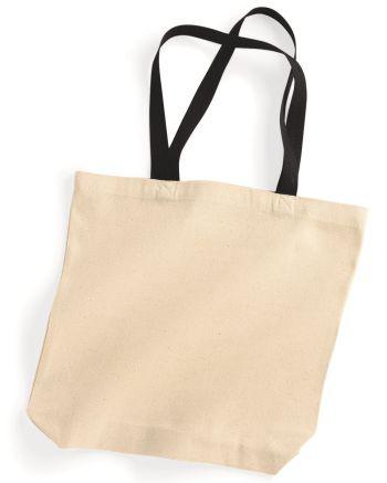 Liberty Bags 8868 - Natural Tote with Contrast-Color Handles