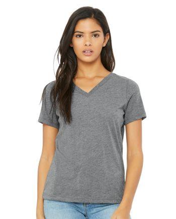BELLA + CANVAS 6415 - Women's Relaxed Triblend Short Sleeve V-Neck Tee