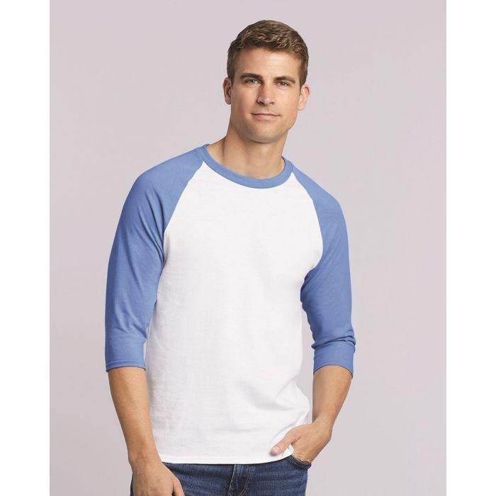 Gildan Youth Heavy Cotton™ 3/4-Raglan Sleeve T-Shirt
